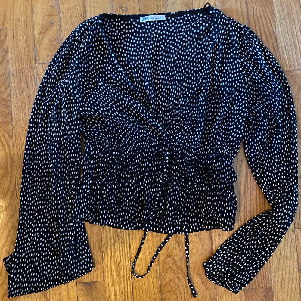 ZARA v neck summer top